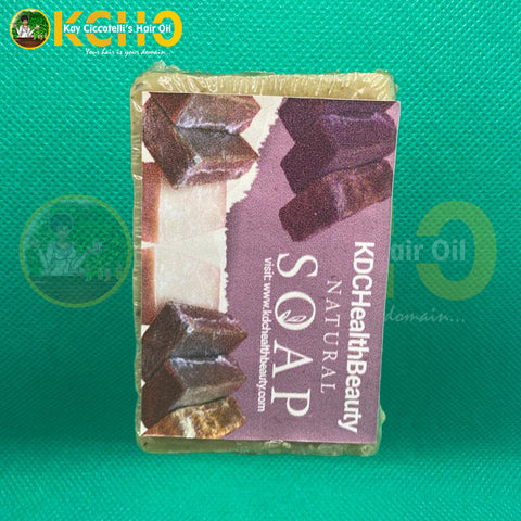 KDC Health All Natural Super Turmeric Soap in a Scrubby Bag