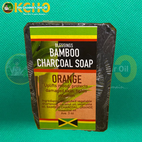 KDC Health Beauty Blessing Bamboo Charcoal Soap (Orange)