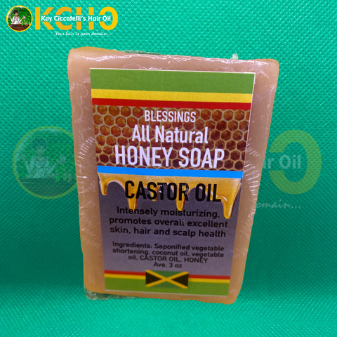 KDC Health Beauty Natural Honey Soap (CASTOR OIL)