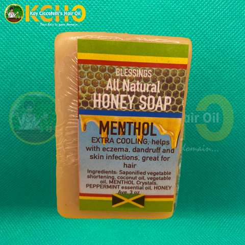 KDC Health Beauty Natural Honey Soap (MENTHOL)