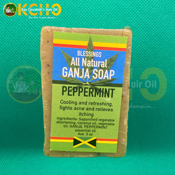 KDC Health Beauty NATURAL GANJA SOAP (PEPPERMINT)