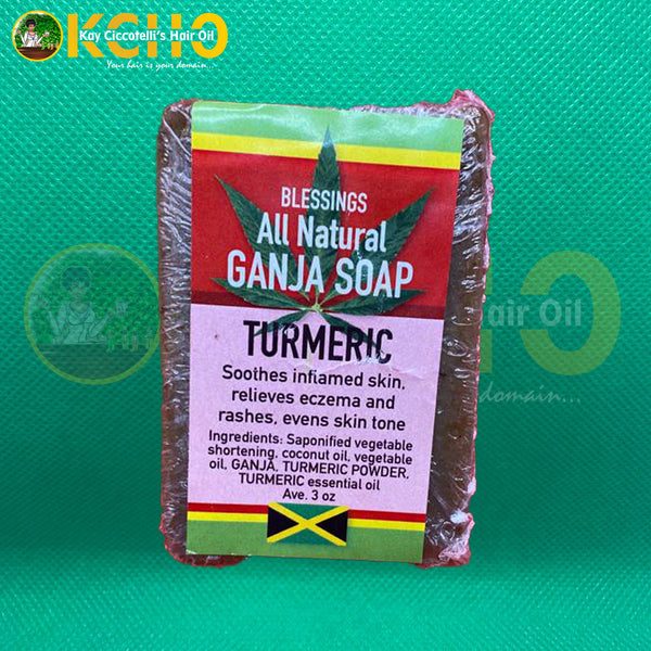 KDC Health Beauty NATURAL GANJA SOAP (TURMERIC)
