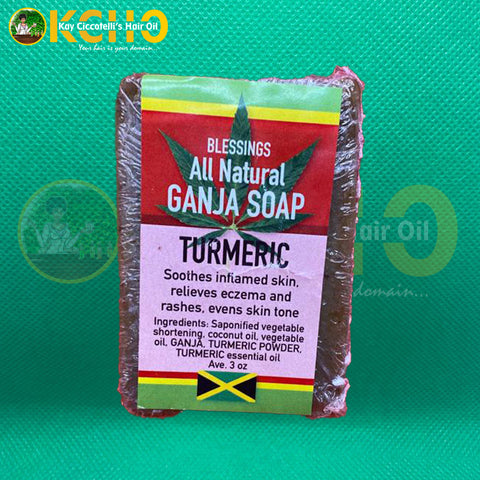 KDC Health Beauty NATURAL GANJA SOAP (TURMERIC)