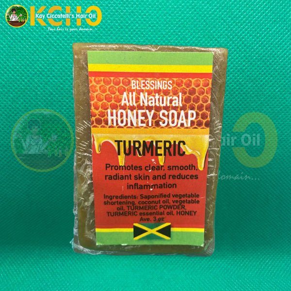 KDC Health Beauty Natural Honey Soap (TURMERIC)